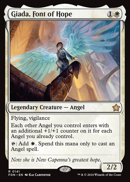 MTG Card Title: Giada, Font of Hope FDN/141