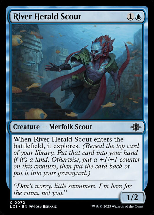 MTG Card Title: River Herald Scout LCI/72