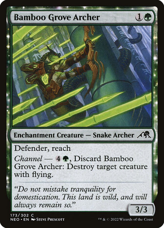 MTG Card Title: Bamboo Grove Archer NEO/173