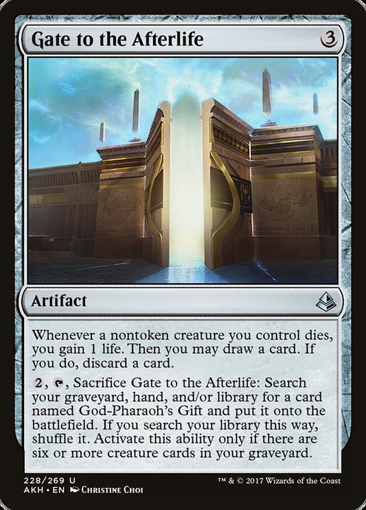MTG Card Title: Gate to the Afterlife AKH/228