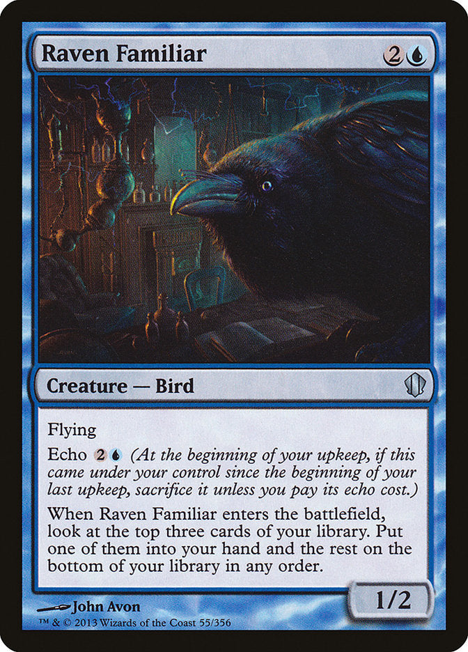 MTG Card Title: Raven Familiar C13/55