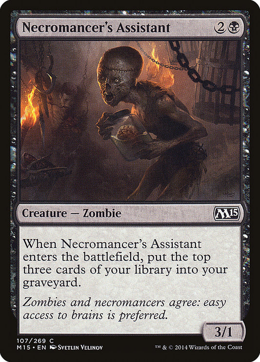 MTG Card Title: Necromancer's Assistant M15/107