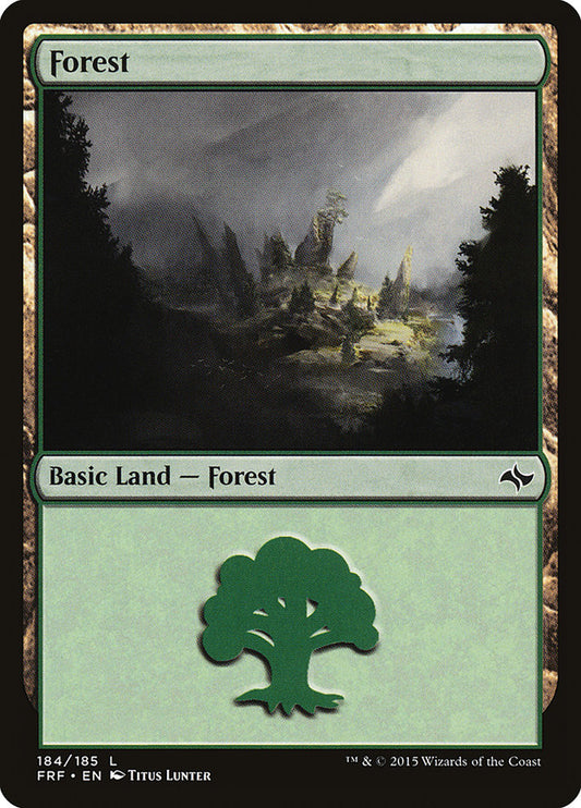 MTG Card Title: Forest FRF/184
