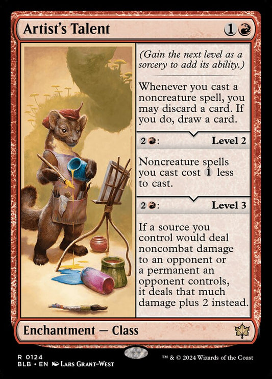 MTG Card Title: Artist's Talent BLB/124