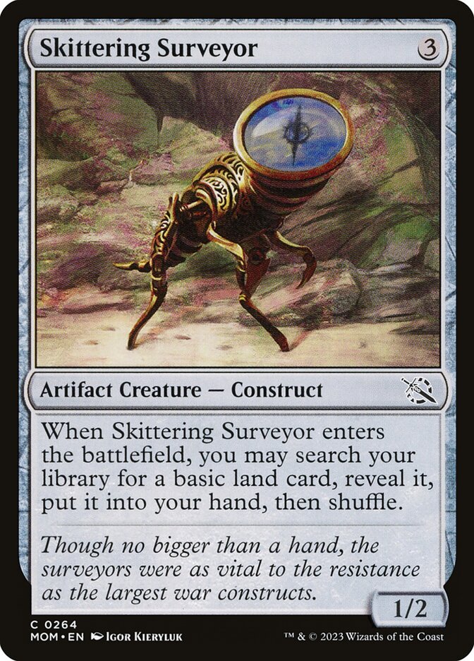 MTG Card Title: Skittering Surveyor MOM/264