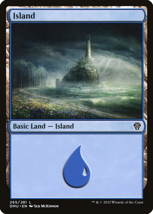 MTG Card Title: Island DMU/265