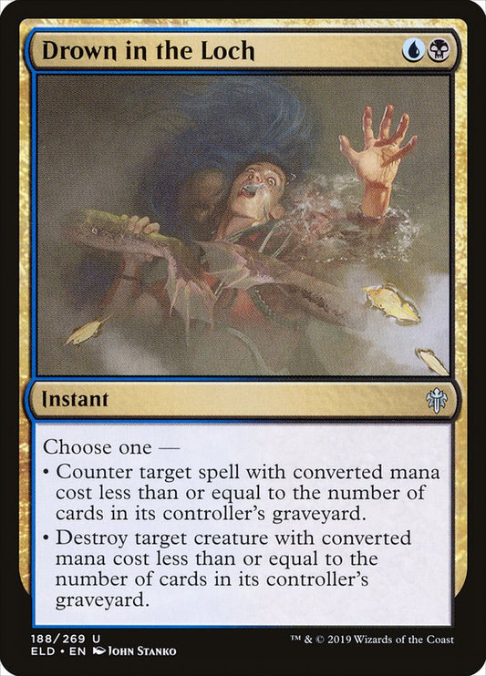 MTG Card Title: Drown in the Loch ELD/188