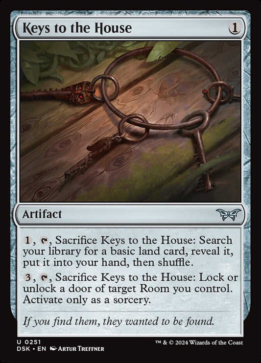 MTG Card Title: Keys to the House DSK/251
