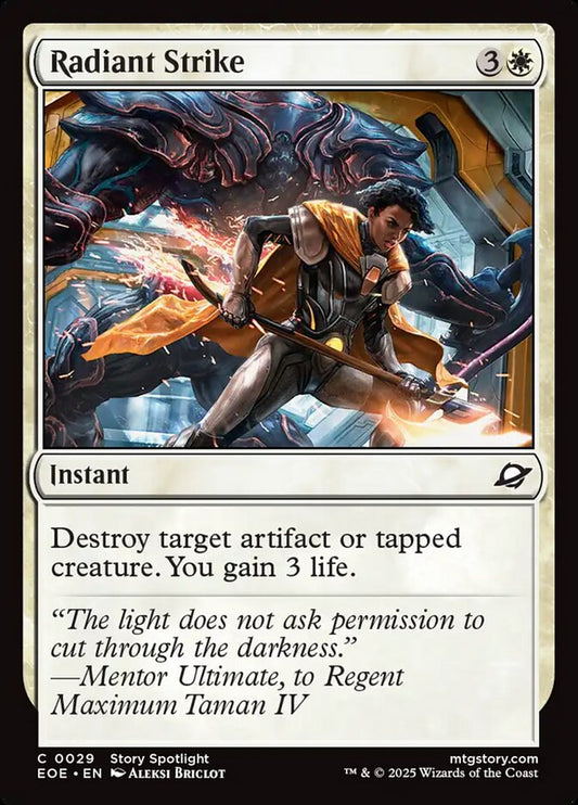 MTG Card Title: Radiant Strike EOE/29