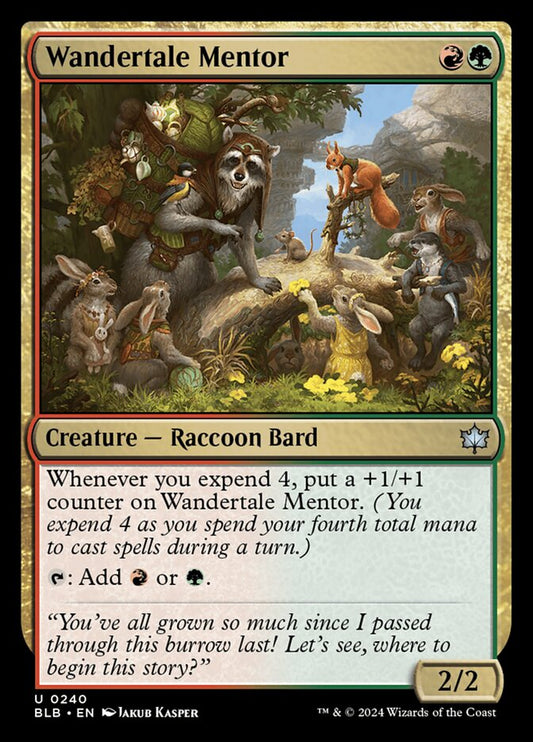MTG Card Title: Wandertale Mentor BLB/240