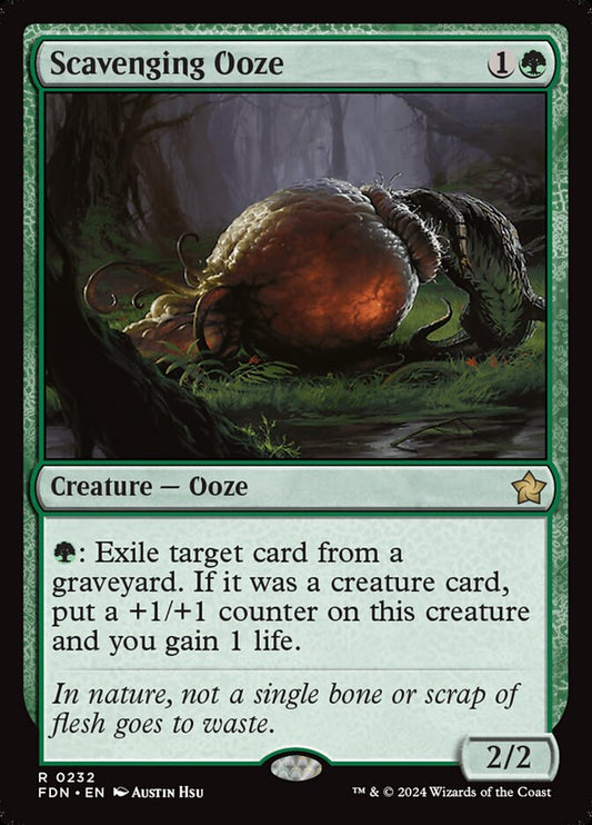 MTG Card Title: Scavenging Ooze FDN/232