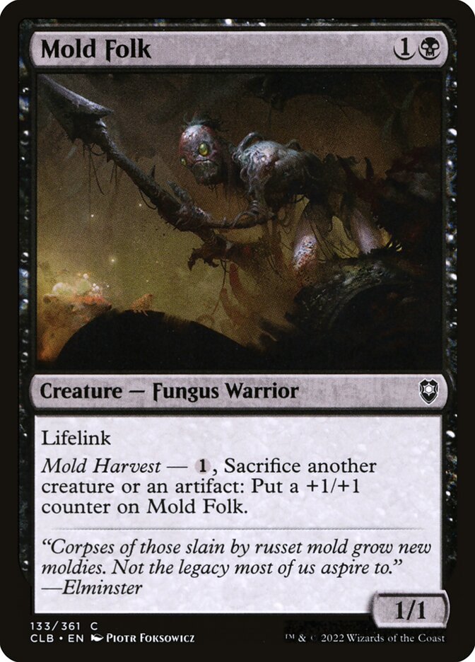 MTG Card Title: Mold Folk CLB/133