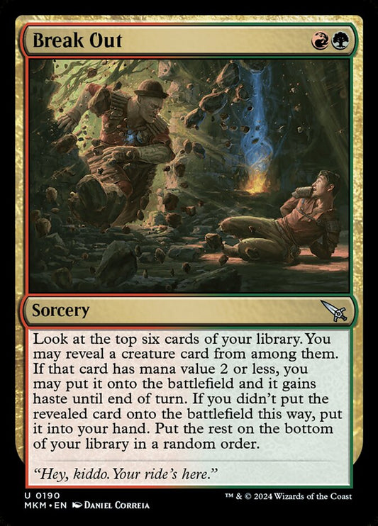 MTG Card Title: Break Out MKM/190