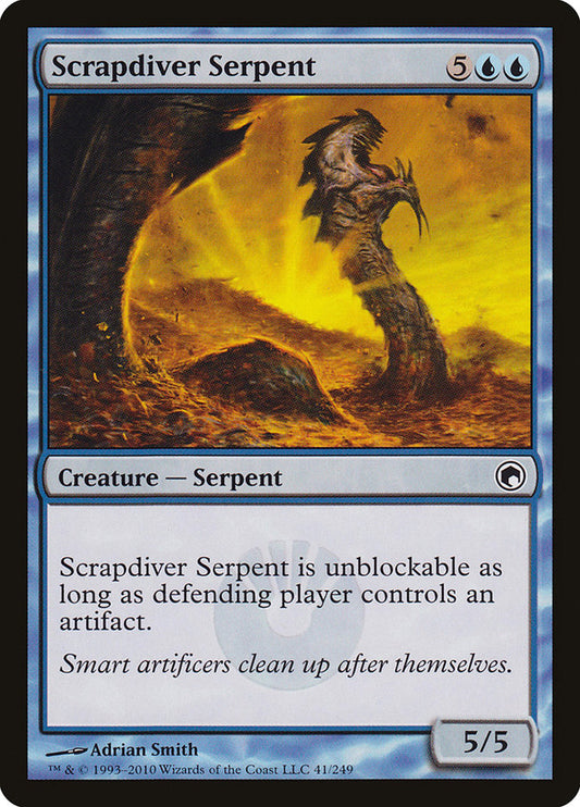 MTG Card Title: Scrapdiver Serpent SOM/41