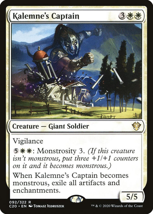 MTG Card Title: Kalemne's Captain C20/92