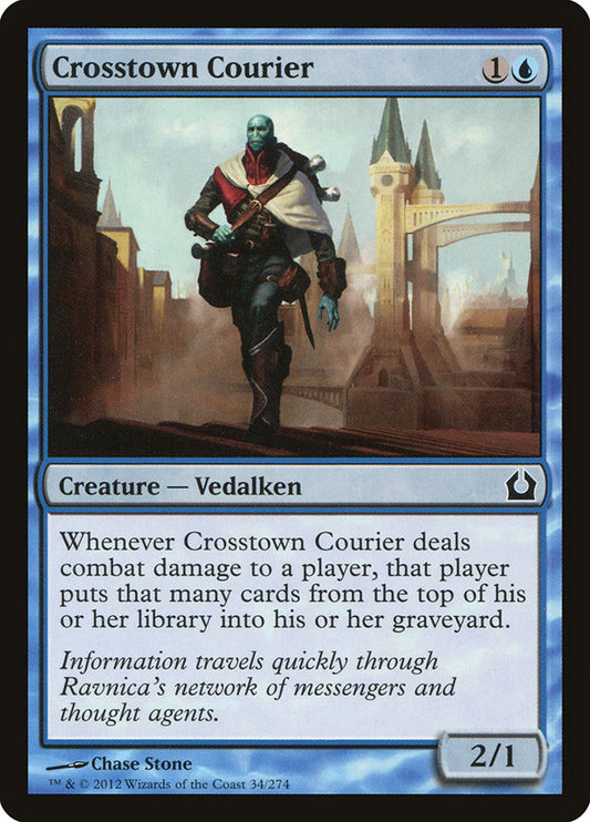 MTG Card Title: Crosstown Courier RTR/34