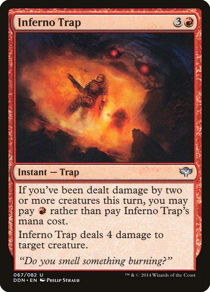 MTG Card Title: Inferno Trap DDN/67