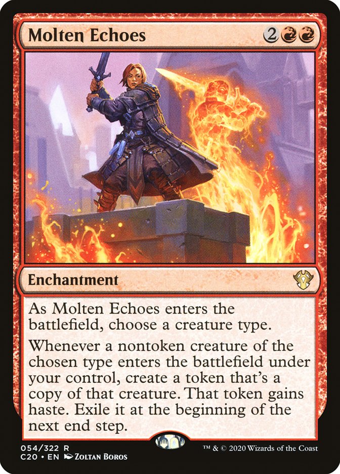 MTG Card Title: Molten Echoes C20/54