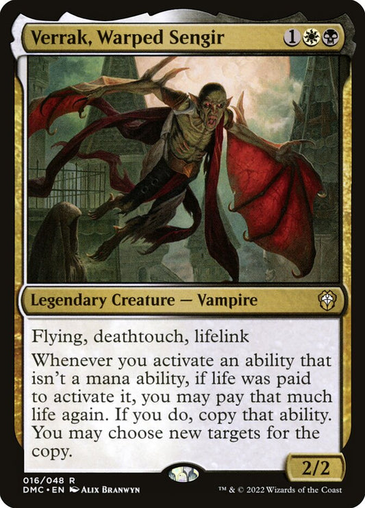 MTG Card Title: Verrak, Warped Sengir DMC/16