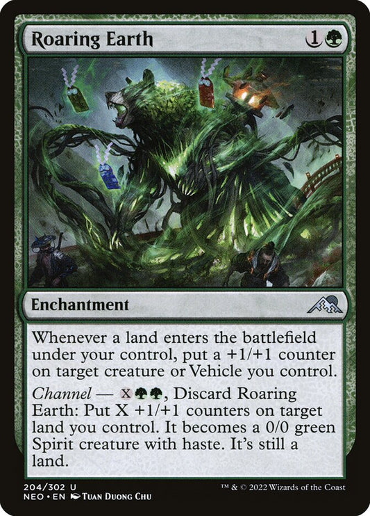 MTG Card Title: Roaring Earth NEO/204