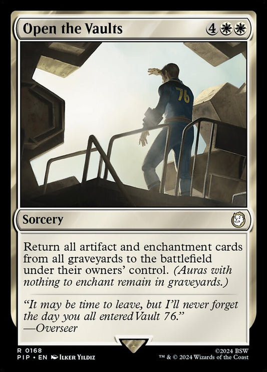 MTG Card Title: Open the Vaults PIP/168