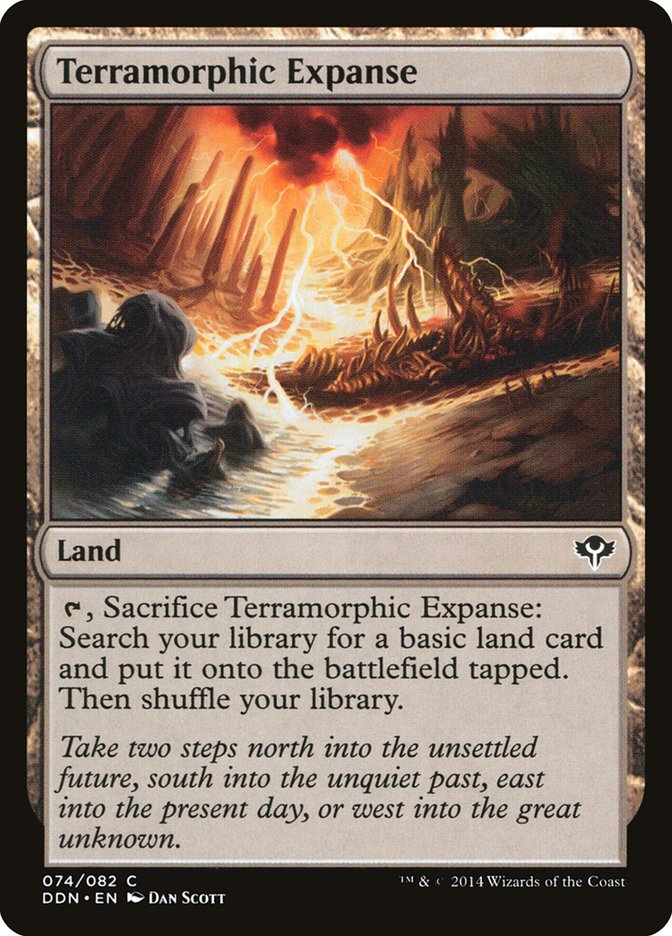 MTG Card Title: Terramorphic Expanse DDN/74