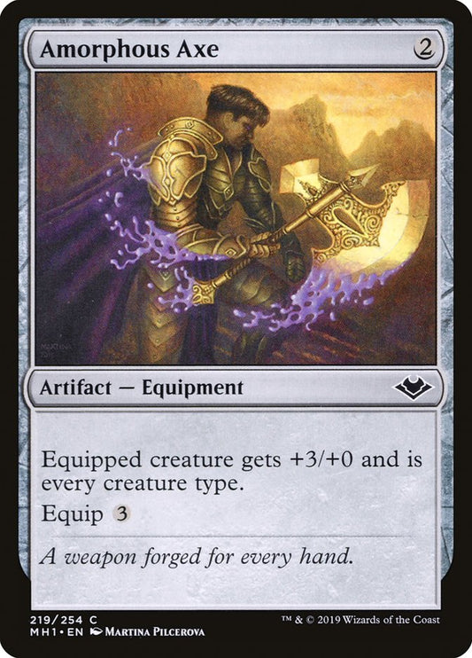 MTG Card Title: Amorphous Axe MH1/219