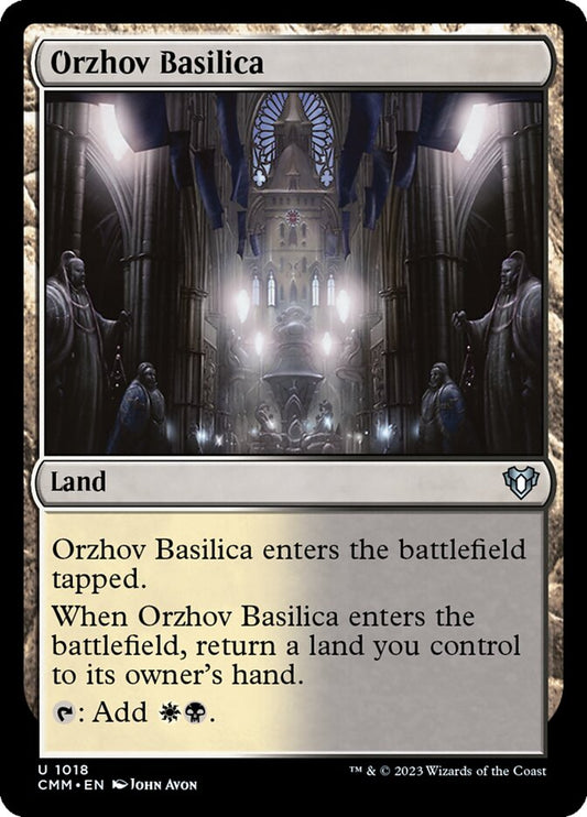 MTG Card Title: Orzhov Basilica CMM/1018