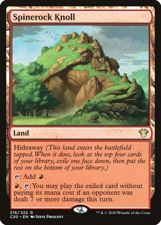 MTG Card Title: Spinerock Knoll C20/316