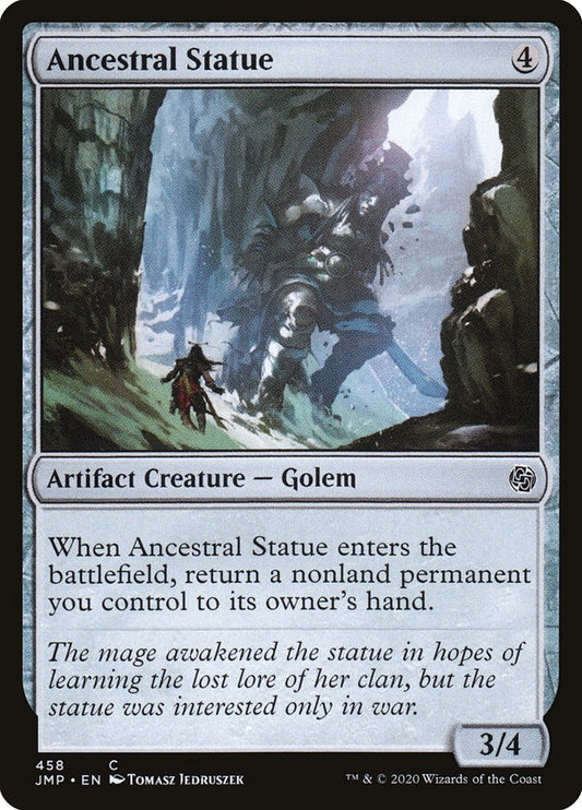MTG Card Title: Ancestral Statue JMP/458