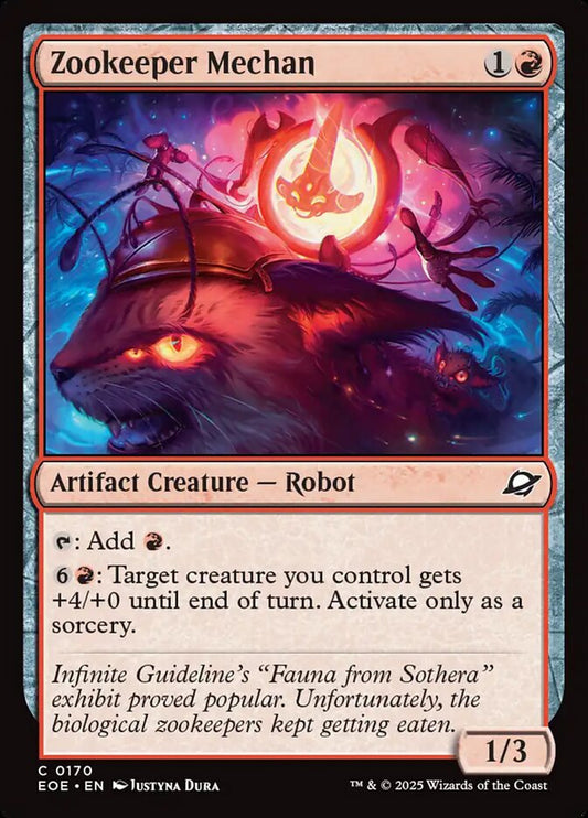 MTG Card Title: Zookeeper Mechan EOE/170