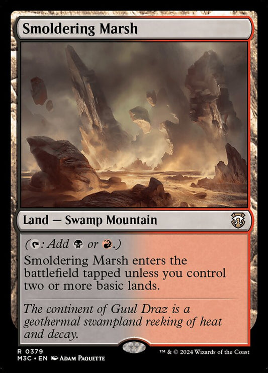 MTG Card Title: Smoldering Marsh M3C/379