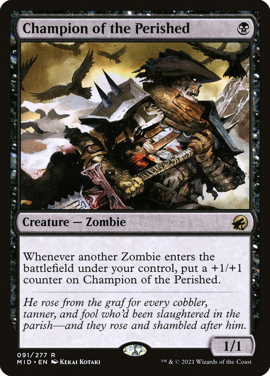 MTG Card Title: Champion of the Perished MID/91