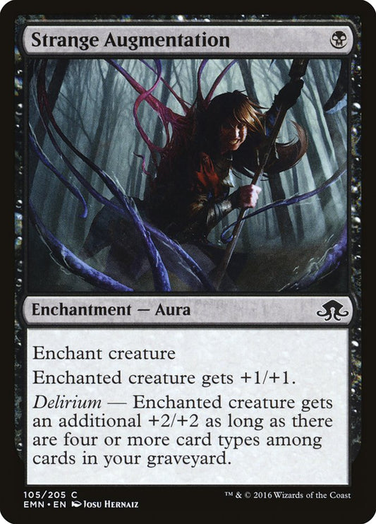 MTG Card Title: Strange Augmentation EMN/105