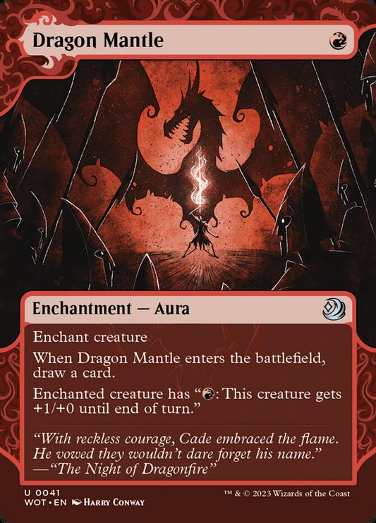 MTG Card Title: Dragon Mantle WOT/41
