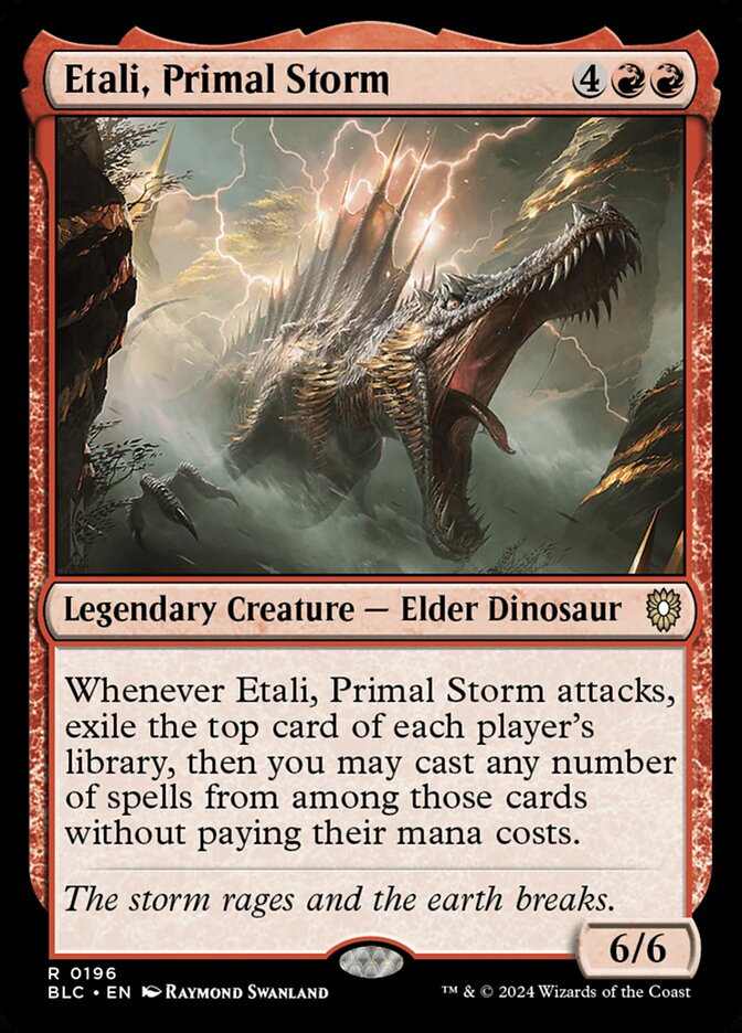 MTG Card Title: Etali, Primal Storm BLC/196