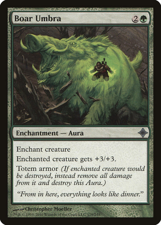 MTG Card Title: Boar Umbra ROE/179