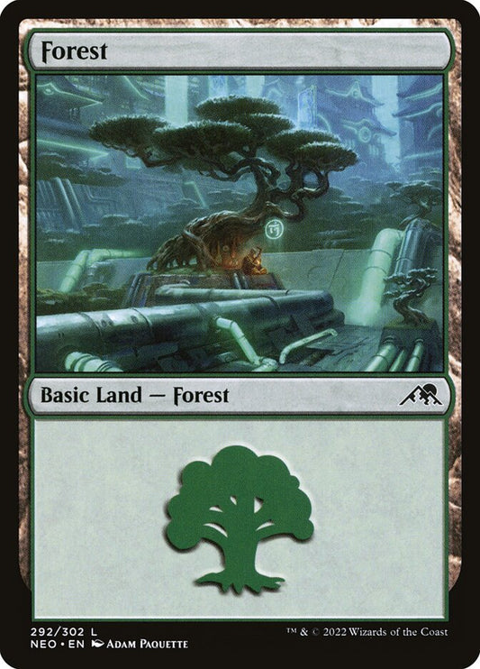 MTG Card Title: Forest NEO/292
