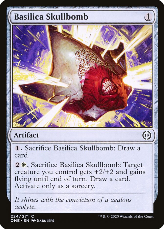 MTG Card Title: Basilica Skullbomb ONE/224