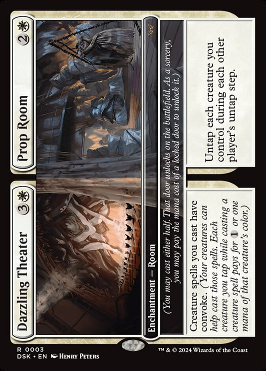 MTG Card Title: Dazzling Theater // Prop Room DSK/3