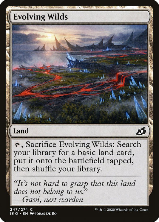 MTG Card Title: Evolving Wilds IKO/247