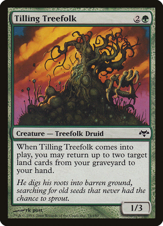 MTG Card Title: Tilling Treefolk EVE/78