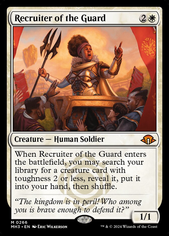 MTG Card Title: Recruiter of the Guard MH3/266