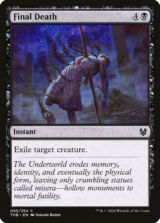 MTG Card Title: Final Death THB/95