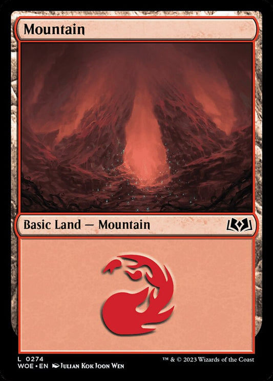 MTG Card Title: Mountain WOE/274