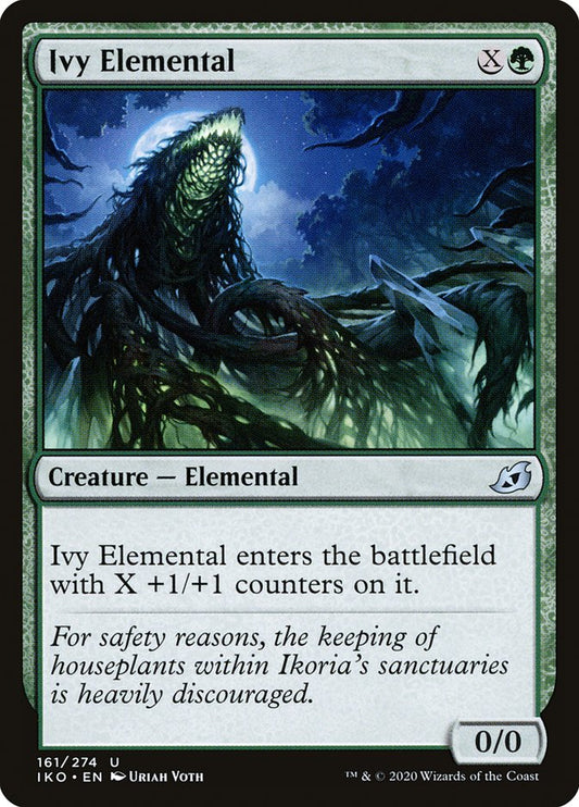 MTG Card Title: Ivy Elemental IKO/161