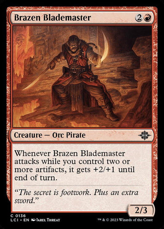 MTG Card Title: Brazen Blademaster LCI/136