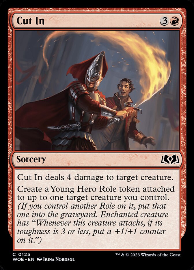 MTG Card Title: Cut In WOE/125