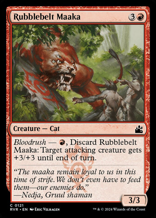 MTG Card Title: Rubblebelt Maaka RVR/121