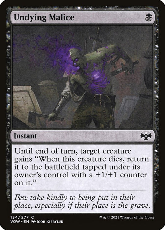 MTG Card Title: Undying Malice VOW/134